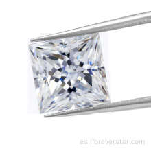 Princess Square vvs def blanca moissanite piedra